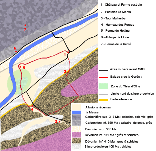 plan géologique