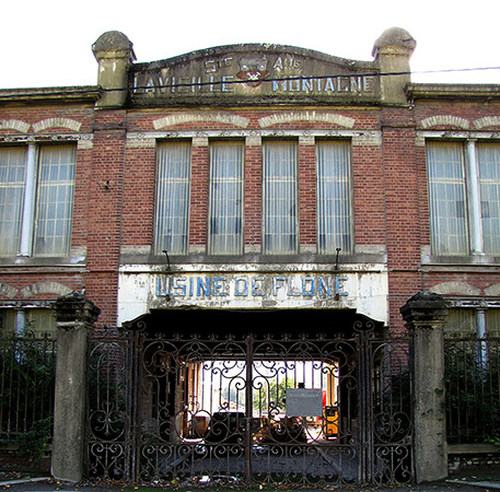 photo de l'entr&eacute;e de la St&eacute; m&eacute;tallurgique d'Engis