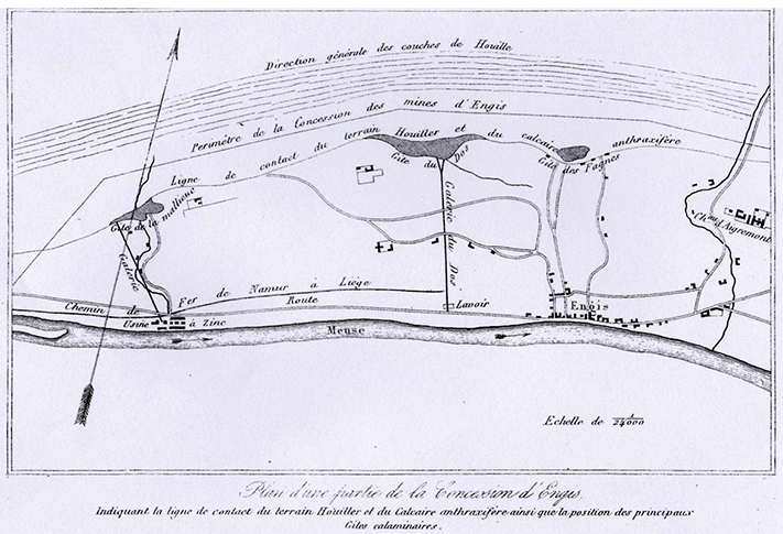 carte indiquant 3 gites