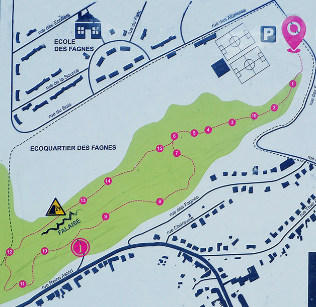 trac&eacute; du parcours VITA
